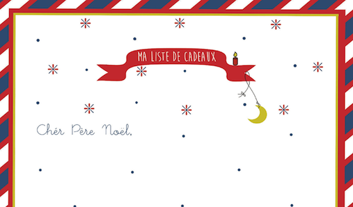 Liste cadeau au pere noel