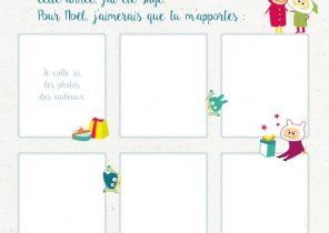 Liste cadeau pere noel imprimer