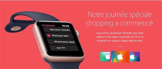 Cadeau apple noel