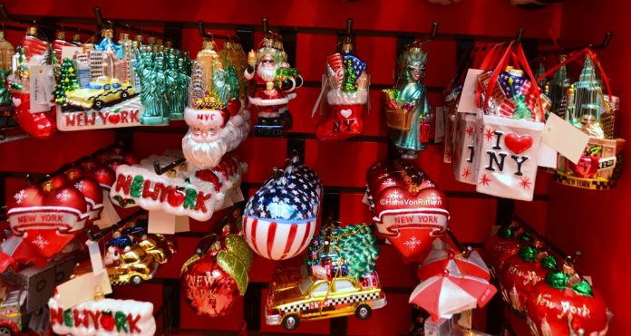 Cadeau de noel sur le theme de new york