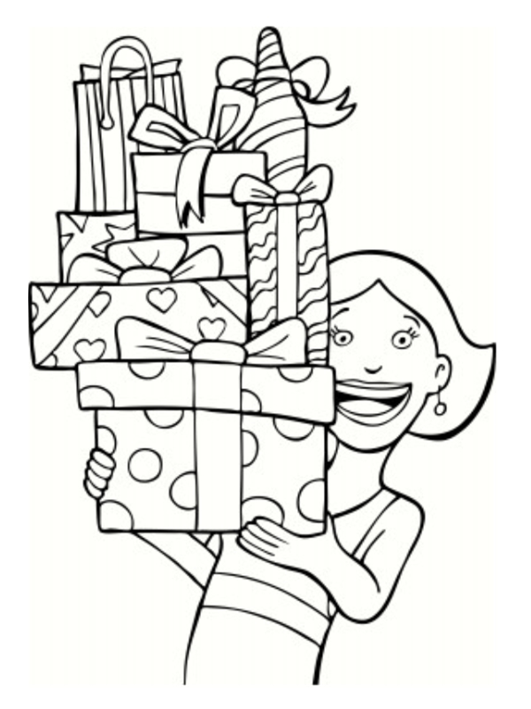 Cadeau de noel a decouper