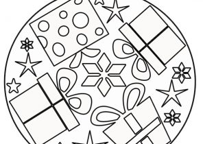 Coloriage cadeau de noel maternelle