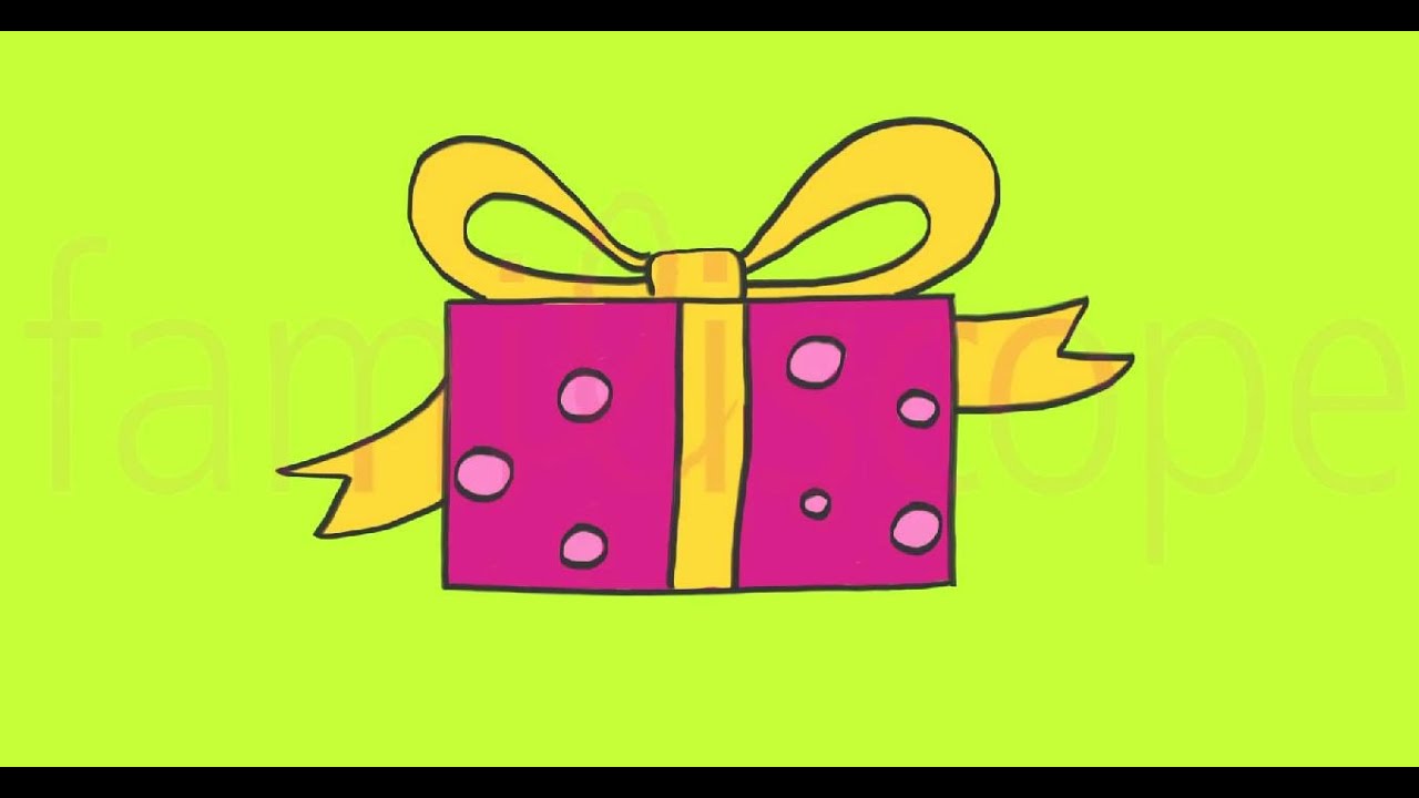 Comment dessiner un cadeau de noël