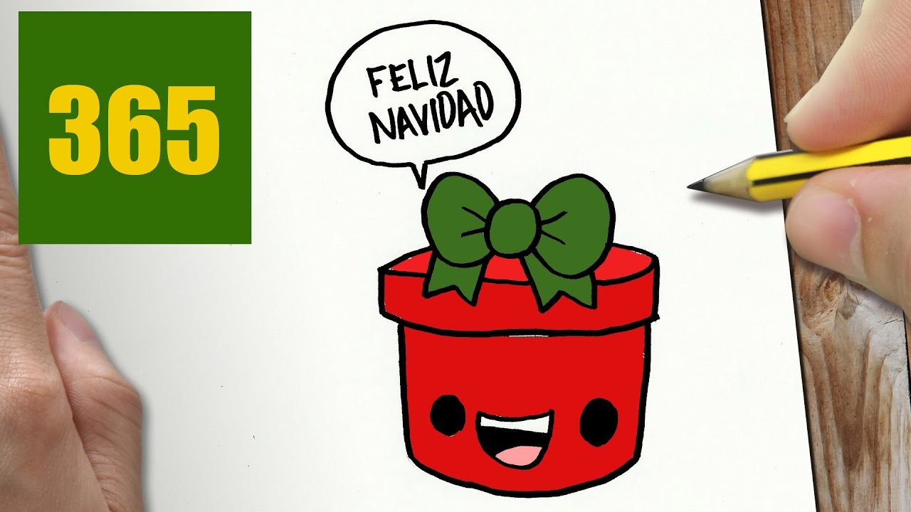 Dessin facile de cadeau de noel