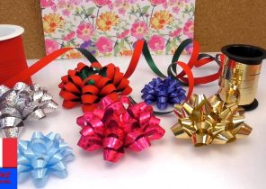 Faire un noeud de noel avec papier cadeau