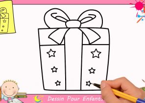Dessin de cadeau de noel petit