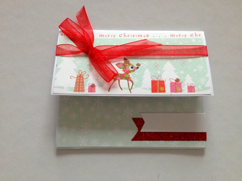 Pochette cadeau pour noel