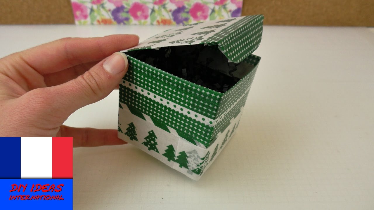 Boite pour cadeau noel