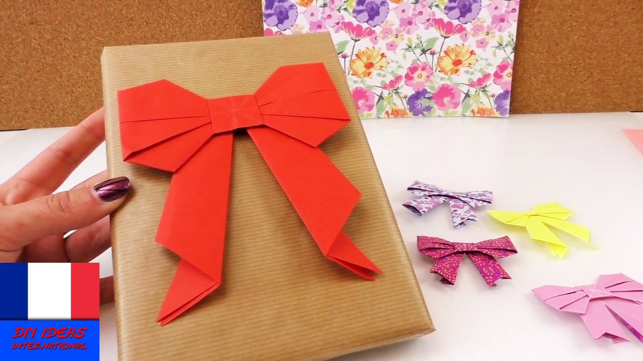 Origami cadeau de noel