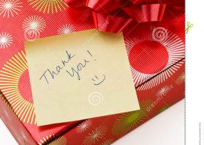 Merci pour cadeau noel