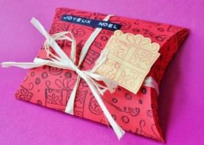 Sac cadeau noel a faire soi meme