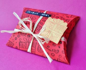 Sac cadeau noel a faire soi meme