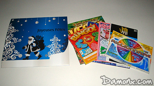 Pochette cadeau noel francaise des jeux