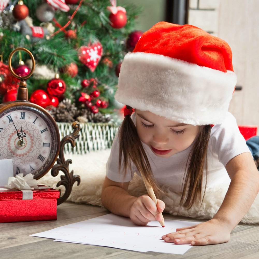 Enfant cadeau noel