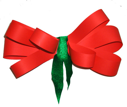Noeud de noel cadeau