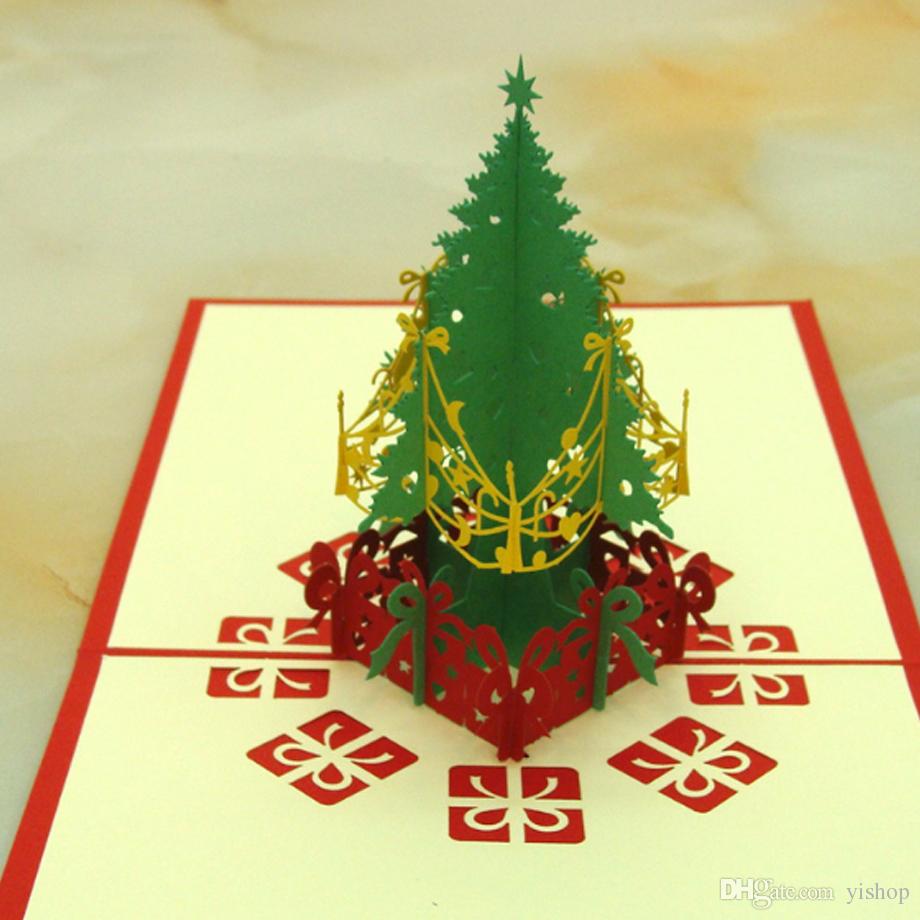 Carte de noel cadeau 3d