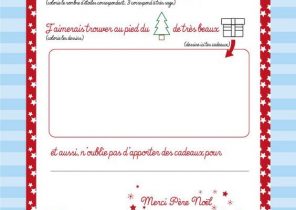Lettre cadeau de noel
