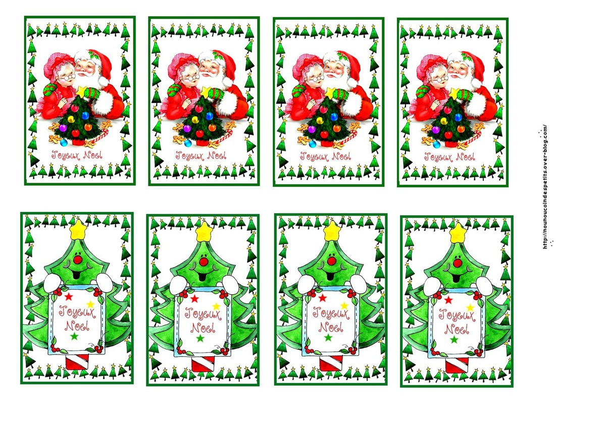 Etiquette joyeux noel pour cadeau