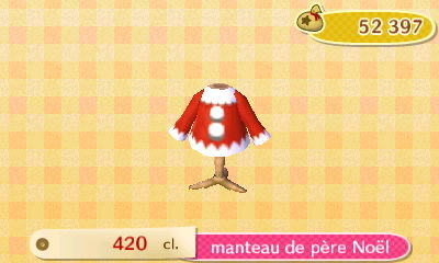 Cadeau noel acnl