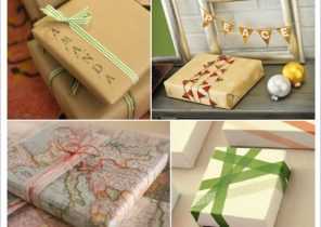 Carte de noel paquet cadeau
