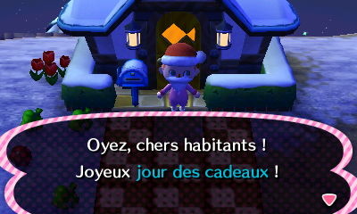 Acnl cadeau de noel