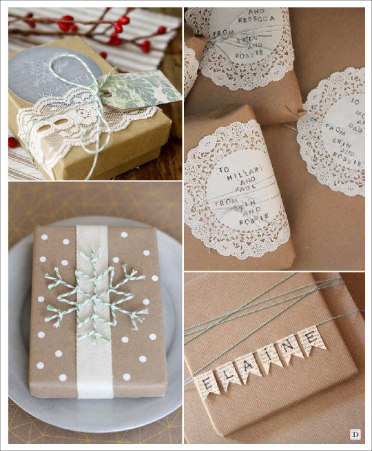 Idee paquet cadeau noel