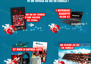 Jeu de noel cadeau a gagner