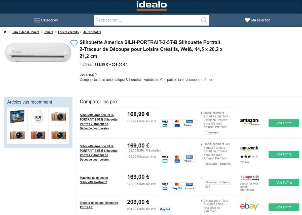 Comparateur de prix cadeau de noel