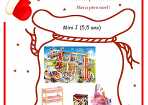 Liste cadeau de noel enfant