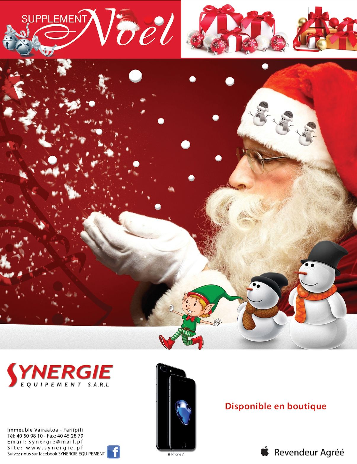 Synergie cadeau de noel 2016