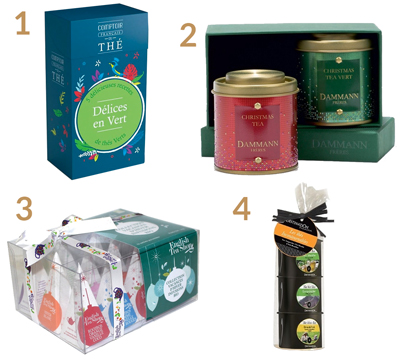 Coffret thé cadeau noel