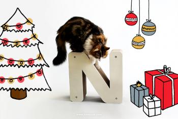 Cadeau noel golden moustache