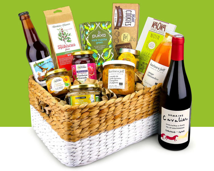 Cadeau de noel panier gourmand