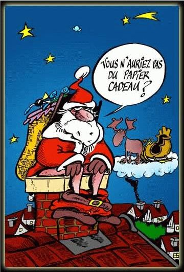 Image cadeau noel humour