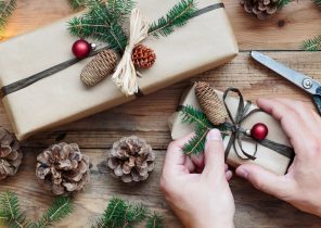 Deco noel papier cadeau