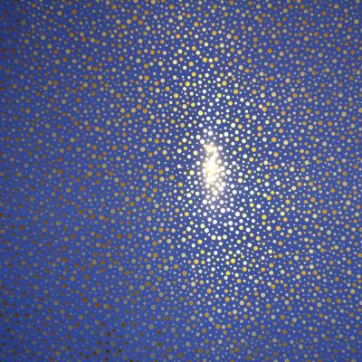Paquet cadeau noel bleu