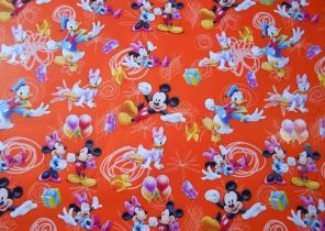 Papier cadeau mickey noel