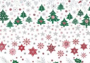 Feuille papier cadeau noel