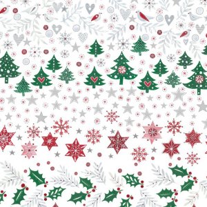 Feuille papier cadeau noel
