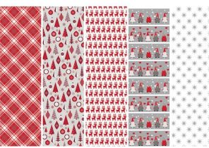 Papier cadeau de noël