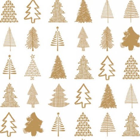 Sapin de noel en papier cadeau