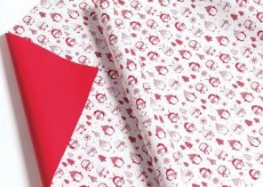 Papier cadeau noel pingouin