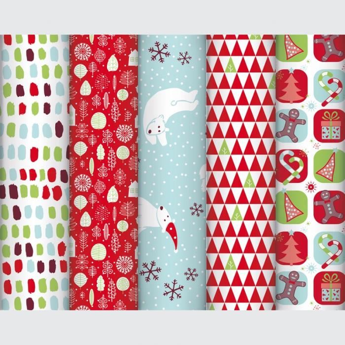 Achat papier cadeau noel