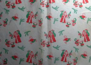 Papier cadeau noel ancien