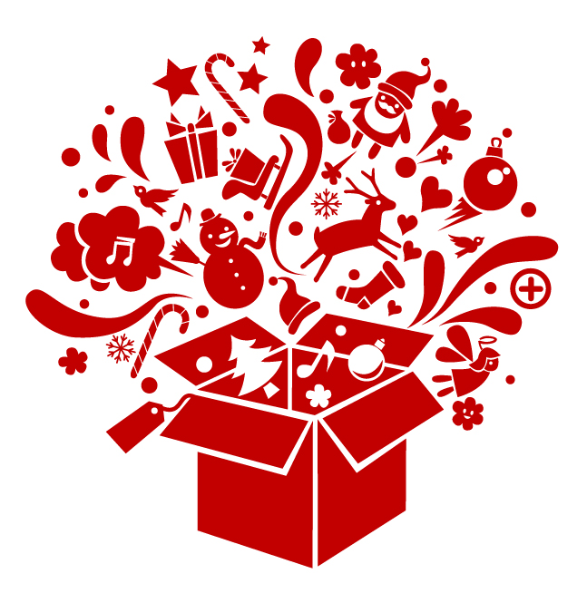Icone cadeau de noel