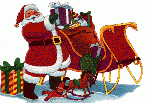 Image pere noel cadeau