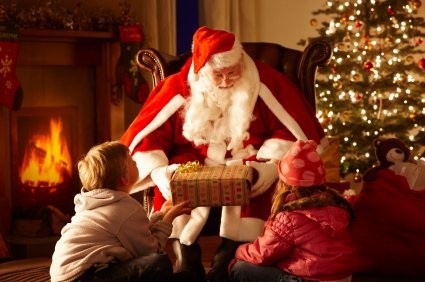 Vidéo père noel cadeau