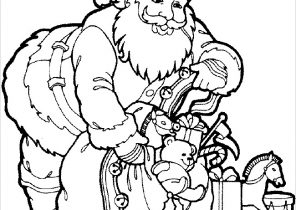 Dessin pere noel cadeau