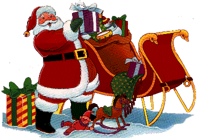 Image pere noel cadeau