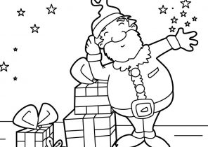 Pere noel dessin cadeau